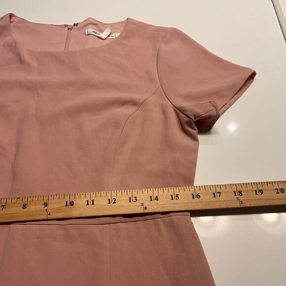 Avec Les Filles Pink Fit and Flare Short Sleeve Dress Sz 10 - Picture 10 of 11
